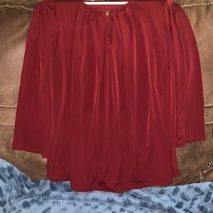 Maroon Long sleeve shirt. Size XXL.
